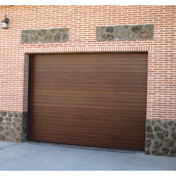 Porte de garage sectionnelle avec porte de service part